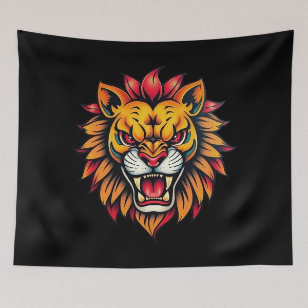 Item preview, Fierce Lion Head designed and sold by pUNKnown.