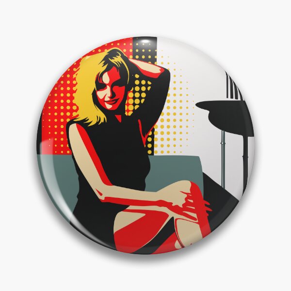 Item preview, Pop Art Noir Print, Retro Glam Fashion Art designed and sold by Studio pod Burom.