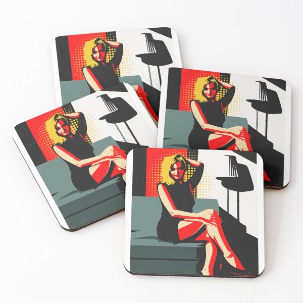 Item preview, Pop Art Noir Print, Retro Glam Fashion Art designed and sold by Studio pod Burom.