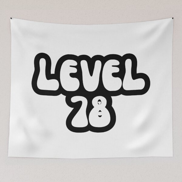Item preview, Level 78 Gamer Typography Design designed and sold by variant designer.
