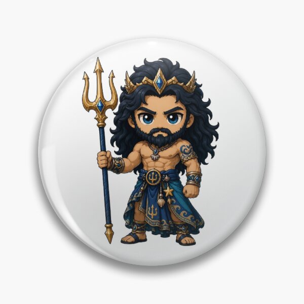 Item preview, Poseidon Mythology Mascot Design designed and sold by The Dark Files.