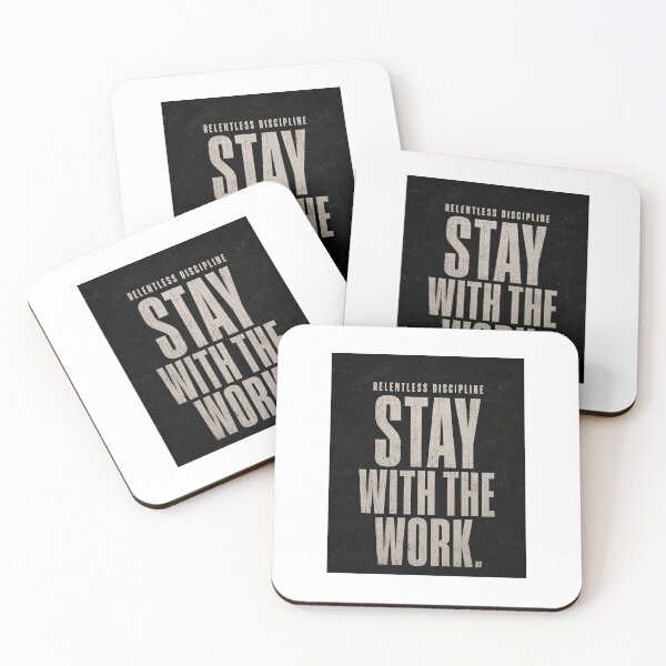 Item preview, Relentless Discipline Quote Minimalist Streetwear Design designed and sold by PrintxforxYou.