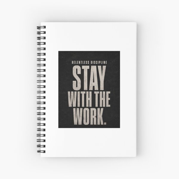 Item preview, Relentless Discipline Quote Minimalist Streetwear Design designed and sold by PrintxforxYou.