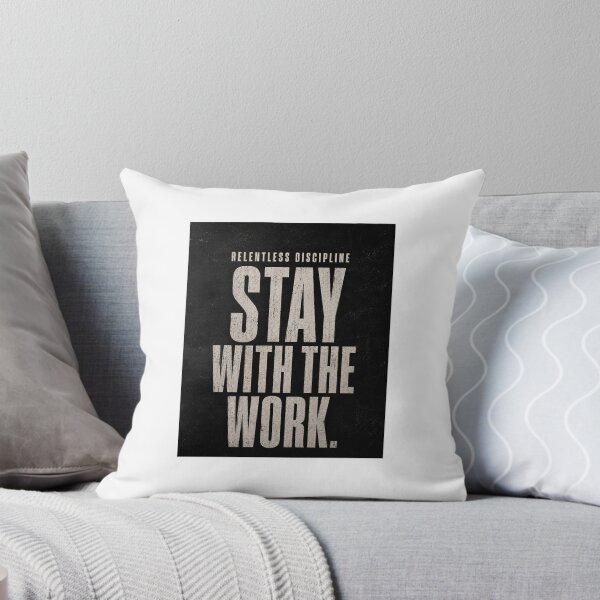 Item preview, Relentless Discipline Quote Minimalist Streetwear Design designed and sold by PrintxforxYou.