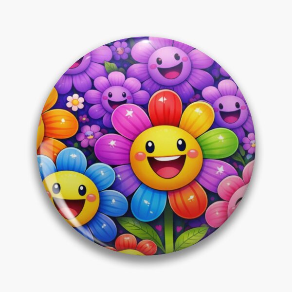 Item preview, Smiling flowers full of joy designed and sold by Sigtrix.