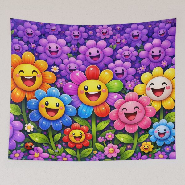 Item preview, Smiling flowers full of joy designed and sold by Sigtrix.