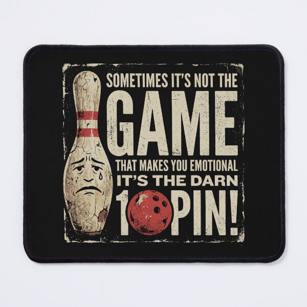Item preview, The Darn 10 Pin Funny Bowling Vintage Distressed Sign designed and sold by AdyKurniawan.