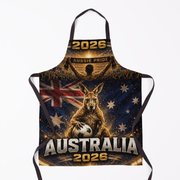 Item preview, Australia 2026 Football Fan Design | Aussie Pride Kangaroo Soccer Supporter I World Cup Inspired Design designed and sold by Winetastic-Art.
