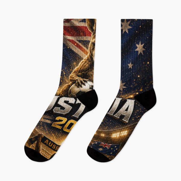 Item preview, Australia 2026 Football Fan Design | Aussie Pride Kangaroo Soccer Supporter I World Cup Inspired Design designed and sold by Winetastic-Art.