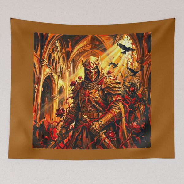 Item preview, Dark Gothic Art &amp; Fine Art Prints (1:1 Square Posters) designed and sold by Cyber-ART-Studio.