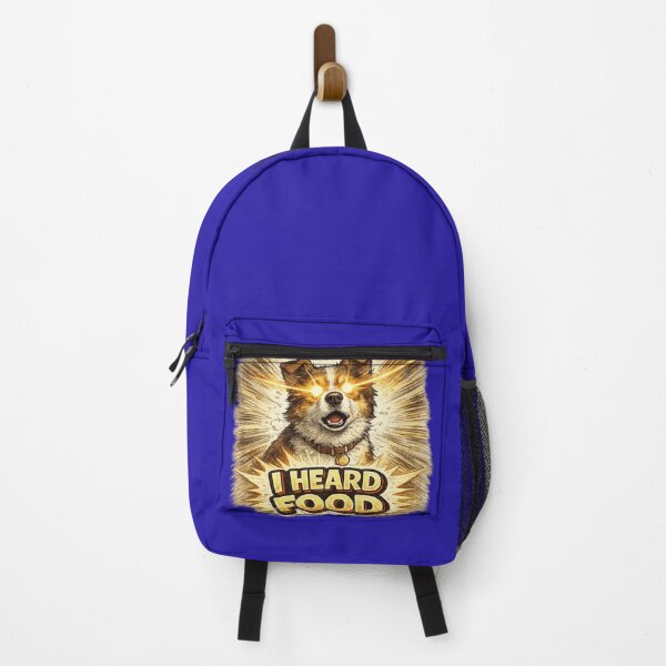 Item preview, I Heard Food – Epic Glowing Eyes Dog Dramatic Funny Art | Dog Lover Gift designed and sold by irfanshikh.