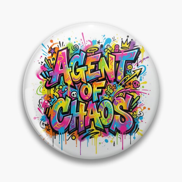 Item preview, Agent of Chaos – Colorful Graffiti Street Art designed and sold by Spreesnake Design .