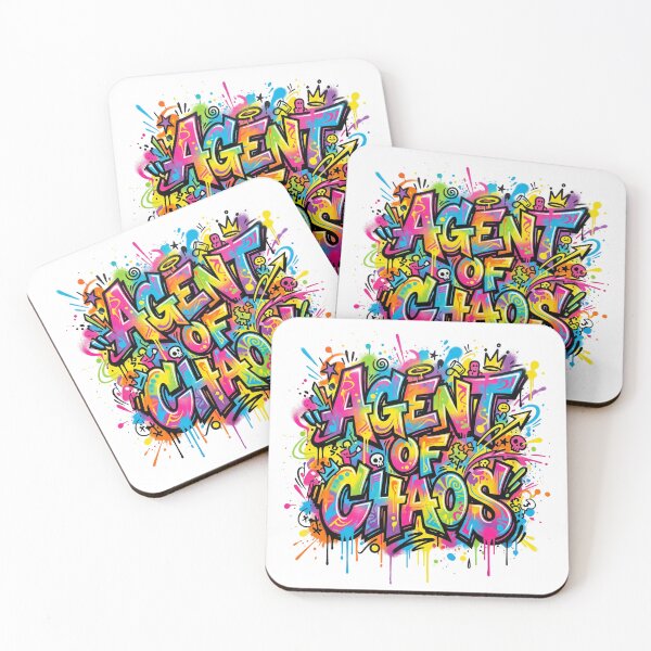 Item preview, Agent of Chaos – Colorful Graffiti Street Art designed and sold by Spreesnake Design .