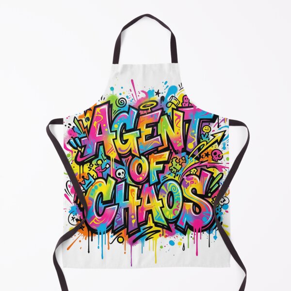 Item preview, Agent of Chaos – Colorful Graffiti Street Art designed and sold by Spreesnake Design .