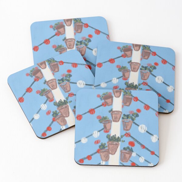 Item preview, Feria de Abril Lanterns & Flower Pots | Seville Fair Illustration designed and sold by Tropical Blood.