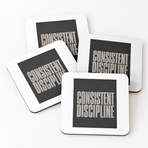 Item preview, Consistent Discipline Minimalist Typography Design designed and sold by PrintxforxYou.
