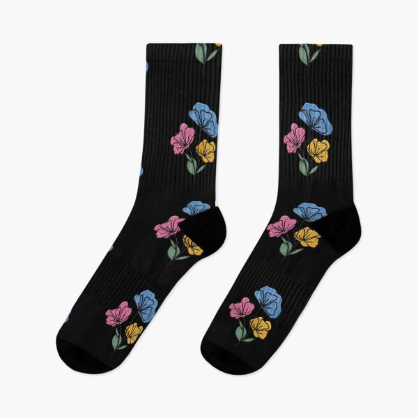 Item preview, Pastel Poppy Flowers Embroidery designed and sold by ColorSplash123.
