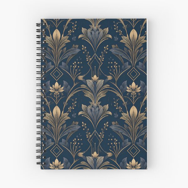 Item preview, Sophisticated Floral Art Deco Seamless Pattern designed and sold by crackerflake.