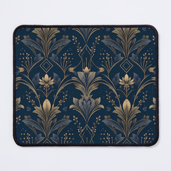 Item preview, Sophisticated Floral Art Deco Seamless Pattern designed and sold by crackerflake.