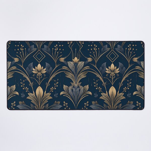 Item preview, Sophisticated Floral Art Deco Seamless Pattern designed and sold by crackerflake.