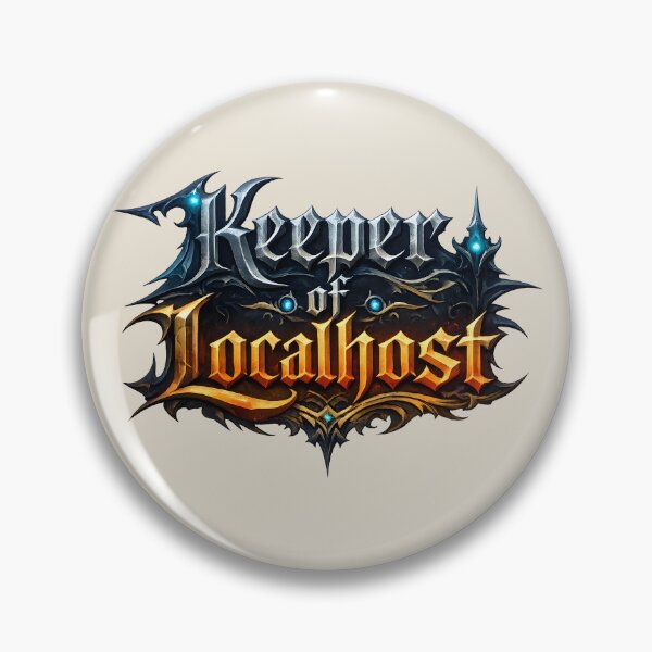 Item preview, Keeper of Localhost – Fantasy Programmer Design designed and sold by Nerd Romance Café.