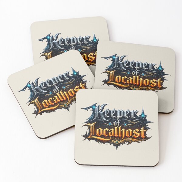 Item preview, Keeper of Localhost – Fantasy Programmer Design designed and sold by Nerd Romance Café.