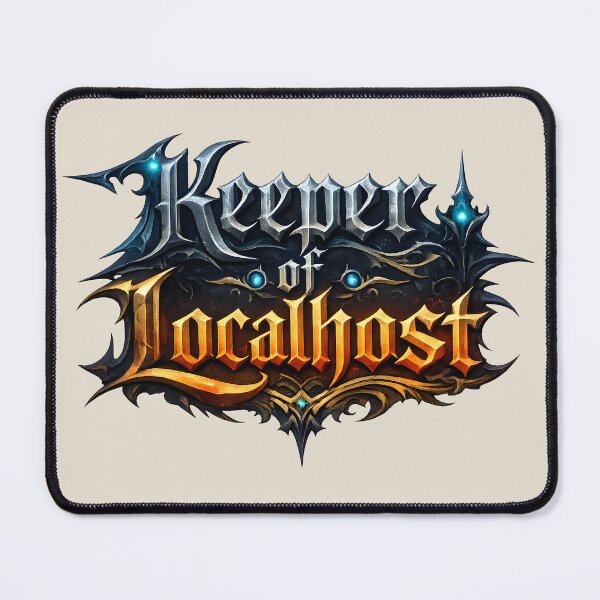 Item preview, Keeper of Localhost – Fantasy Programmer Design designed and sold by Nerd Romance Café.