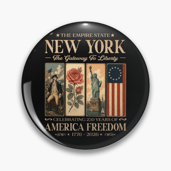 Item preview, THE EMPIRE STATE NEW YORK The Gateway To Liberty  Celebrating 250 Years Of American Freedom 1776 - 2026 designed and sold by MutzelArts.