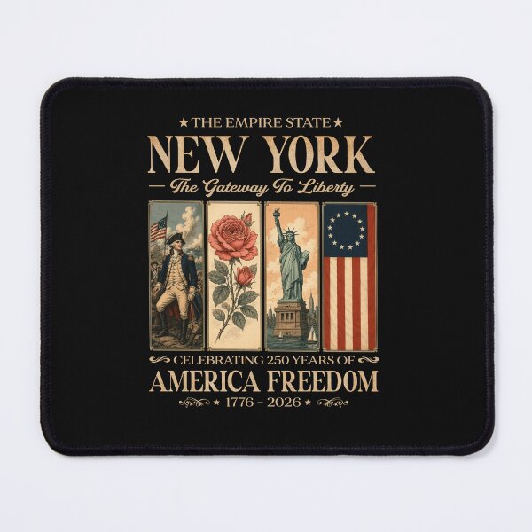 Item preview, THE EMPIRE STATE NEW YORK The Gateway To Liberty Celebrating 250 Years Of American Freedom 1776 - 2026 designed and sold by MutzelArts.