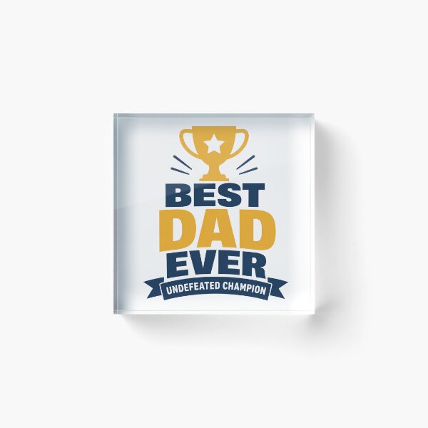 Item preview, Best Dad Ever Undefeated Champion Father’s Day Design designed and sold by MAF_Merch.