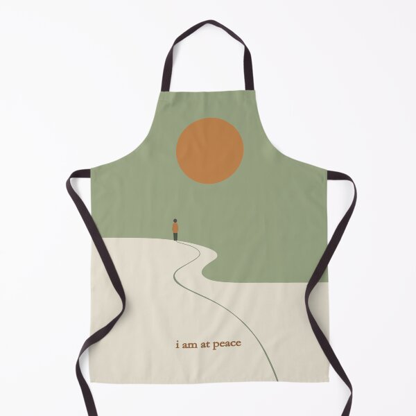 Item preview, Minimalist Landscape Print, "I Am At Peace" Affirmation Print designed and sold by Studio pod Burom.