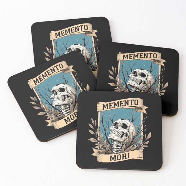 Item preview, Memento Mori Skull Frame with Dead Leaves designed and sold by nuel-art.
