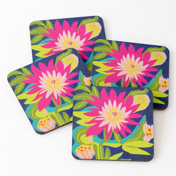 Item preview, "Waterlily pink" by JKH63 Jenette Hewitt Art designed and sold by Jenette Hewitt Art.