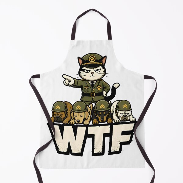 Item preview, WTF Cat Commander Dog Squad designed and sold by Idrojibz.