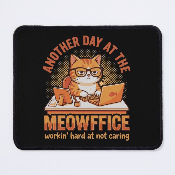 Item preview, Another Day At The Meowffice Funny Corporate Cat Retro Humor designed and sold by AdyKurniawan.
