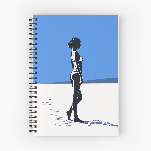 Item preview, Minimalist Bikini Woman Art, Contemporary Beach Figure Print designed and sold by Studio pod Burom.
