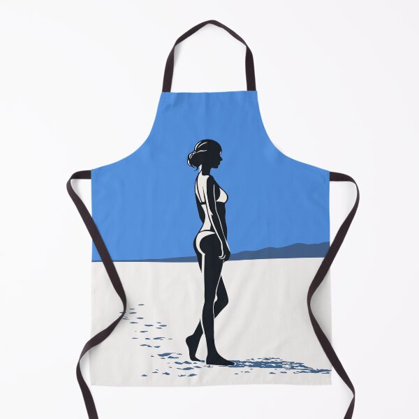 Item preview, Minimalist Bikini Woman Art, Contemporary Beach Figure Print designed and sold by Studio pod Burom.