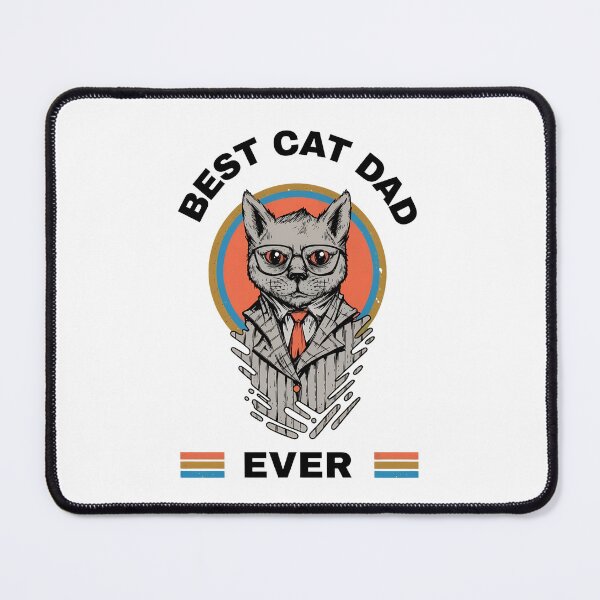Item preview, Best Cat Dad Ever Retro Cat In Suit T-Shirt designed and sold by GiaoCalonas.