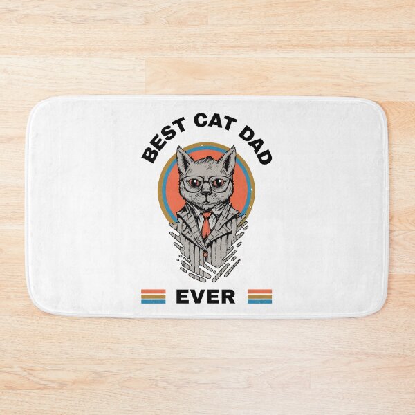 Item preview, Best Cat Dad Ever Retro Cat In Suit T-Shirt designed and sold by GiaoCalonas.