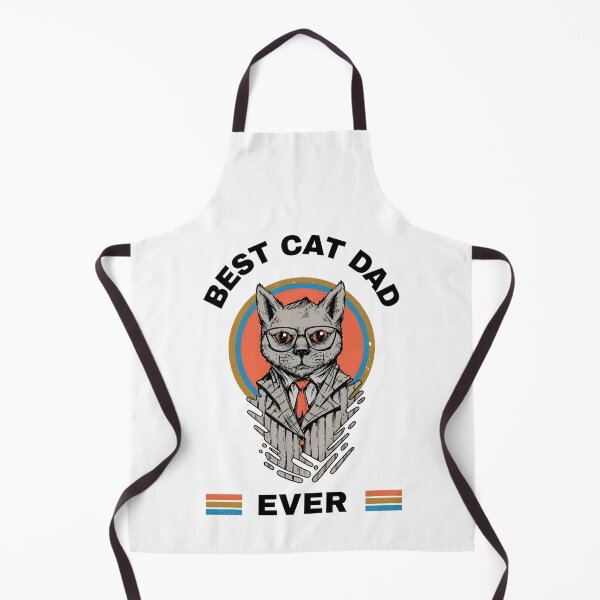 Item preview, Best Cat Dad Ever Retro Cat In Suit T-Shirt designed and sold by GiaoCalonas.