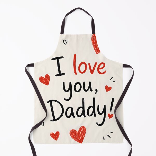 Item preview, I Love You, Daddy – Hand Drawn Heart Typography Design designed and sold by blankTeeShirt.