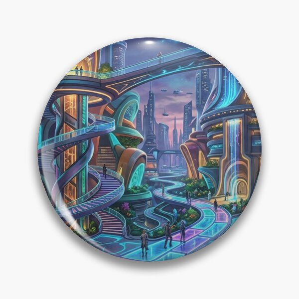 Item preview, Neon utopia of the future designed and sold by Sigtrix.