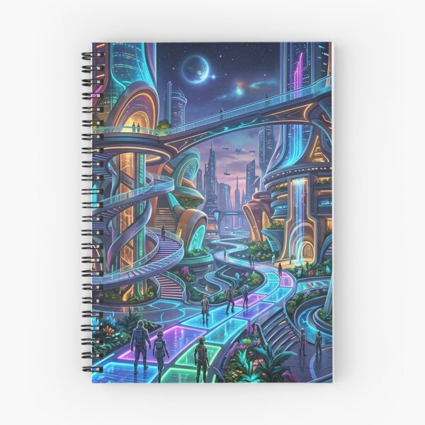 Item preview, Neon utopia of the future designed and sold by Sigtrix.