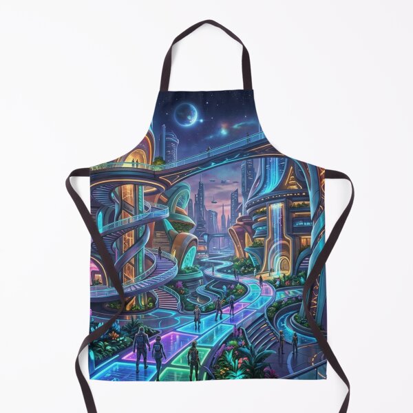 Item preview, Neon utopia of the future designed and sold by Sigtrix.