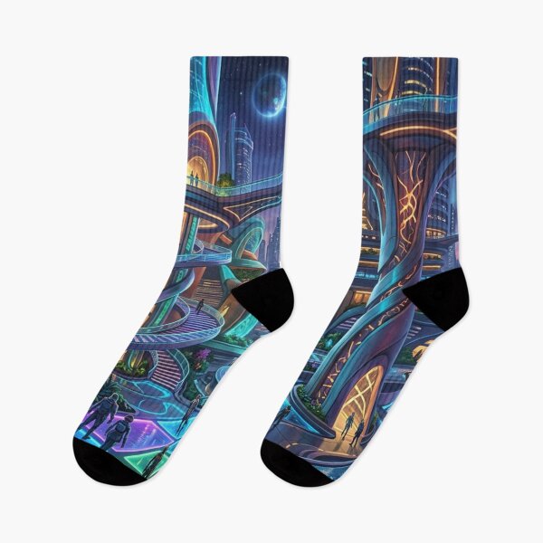 Item preview, Neon utopia of the future designed and sold by Sigtrix.