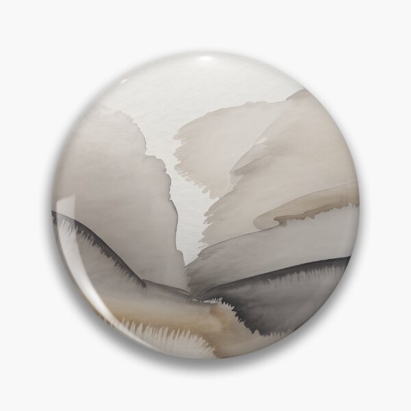 Item preview, Neutral Foggy Watercolor Wash Art – Minimalist Beige Abstract Wall Decor designed and sold by Tamas Das.
