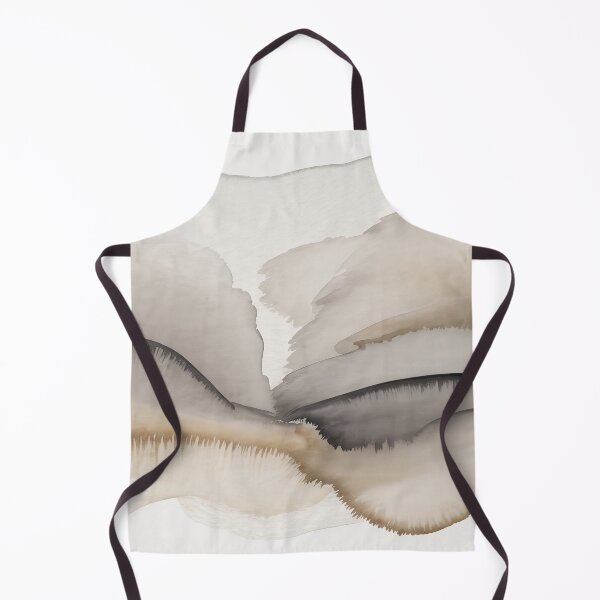 Item preview, Neutral Foggy Watercolor Wash Art – Minimalist Beige Abstract Wall Decor designed and sold by Tamas Das.