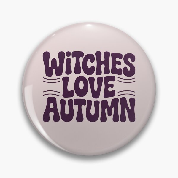 Item preview, Witches Love Autumn Cute Witchy Fall Aesthetic Typography designed and sold by Raw Tigers.