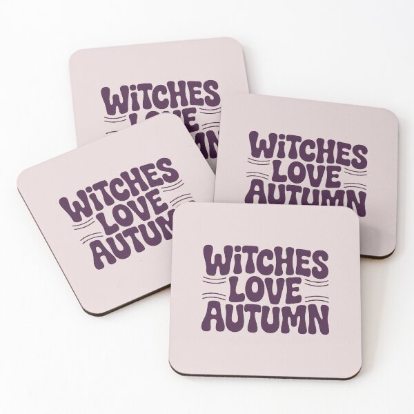 Item preview, Witches Love Autumn Cute Witchy Fall Aesthetic Typography designed and sold by Raw Tigers.