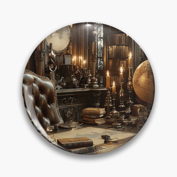 Item preview, Dark Academia Globe Print, Antique Brass Globe Old Maps Wall Art, Victorian Explorer Study Decor designed and sold by ObscuraWallArt.